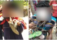 মাদারীপুরে গৃহবধূ-যুবকের গলায় জুতার মালা !