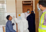 বরিশালে সেচ্ছাসেবী দিয়ে চলছে করোনার নমুনা সংগ্রহ