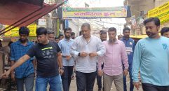 ইপিজেড থানার বিভিন্ন সড়কের সংস্কার কাজ পরিদর্শন করলেন সাবেক কাউন্সিলর রাসেল