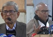 সংবাদ সম্মেলনে কাঁদলেন মির্জা ফখরুল ও রিজভী