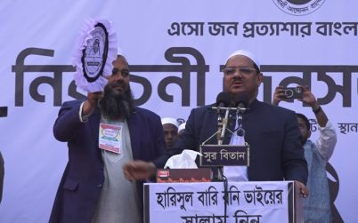 ইসলামের পক্ষের বাক্স একটাই, আর সেটি হলো হাতপাখা: চরমোনাই পীর