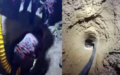 গভীর নলকূপের গর্তে পড়া শিশুটি উদ্ধার, নেওয়া হলো হাসপাতালে