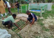 শেষযাত্রায় নীরব সঙ্গী মেহেদী