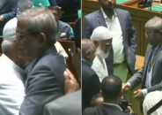 রাষ্ট্রপতি নির্বাচিত হয়েই প্রথমে জামায়াত আমিরের সঙ্গে কোলাকুলি করলেন মির্জা ফখরুল ইসলাম আলমগীর