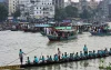 বুড়িগঙ্গার বুকে ঐতিহ্যের নৌকা বাইচ