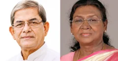 মির্জা ফখরুলকে অভিনন্দন জানালেন ভারতের রাষ্ট্রপতি